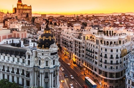 Promo İspanya İkonları Madrid Valencia Barcelona Turu